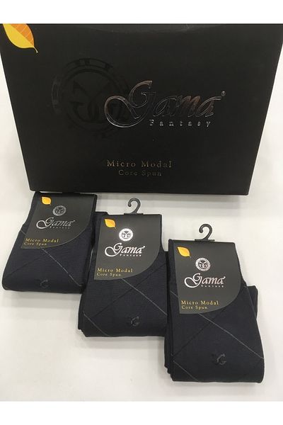 Gama Çorap 3 τεμάχια Micro Modal 100% Φυσικές Χοντρές Χειμερινές Ανδρικές Κάλτσες χωρίς νάιλον