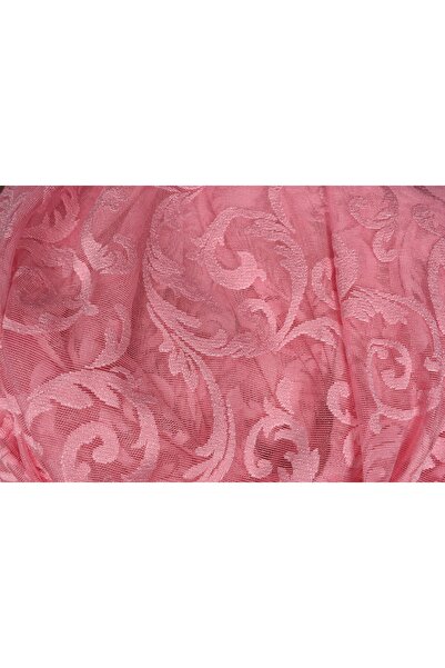 AKÇA TEKSTİL Perdele de fundal plisată Sultan 2, culoare roz, cu o singură ar...