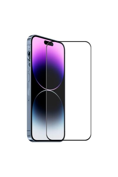 m.tk moveteck Iphone 14 Pro Max 5d Full Glue Kaplar Ekran Koruyucu Zırh Cam Tempered Glass Full Film