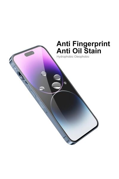 m.tk moveteck Iphone 14 Pro Max 5d Full Glue Kaplar Ekran Koruyucu Zırh Cam Tempered Glass Full Film