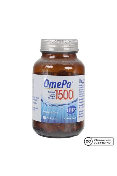 Omepa Balık Yağı 1500 Mg 30 Kapsül