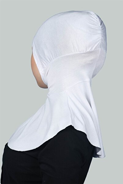 Altobeh Women's Hijab Practical Neck Collar Hijab - Sportsman Bonnet - White