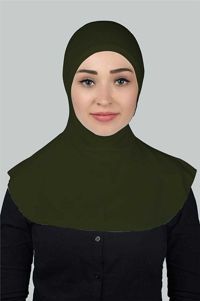 Altobeh Women's Hijab Practical Neck Collar Hijab - Sportsman Bonnet - Khaki