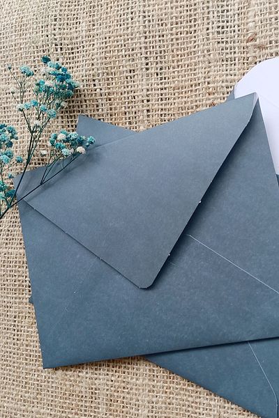 Dekorden Smoked Invitation Envelope, 13x18 Cm.