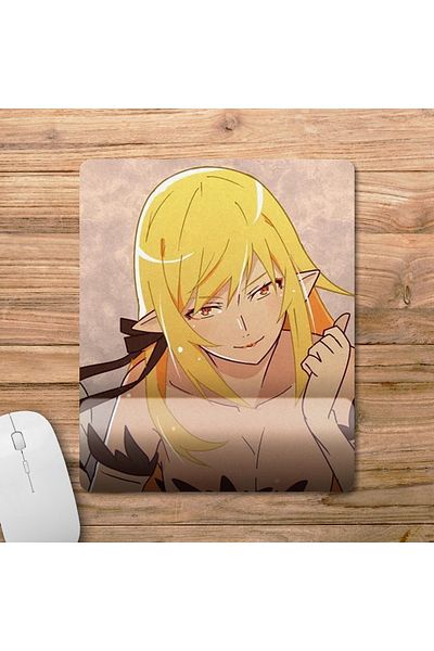 Pixxa Monogatari - Shinobu Oshino - نموذج لوحة ماوس تدعم المعصم Kiss-shot - 2