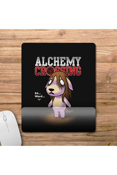 Pixxa Fullmetal Alchemist - موديل لوحة ماوس Alchemy Crossing مع دعم للمعصم - 1