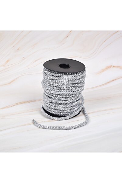 myrope سلك ملتوي 30 متر حبل حبل 6 مم لون فضي لامع