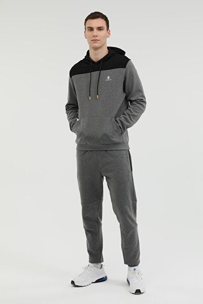 lumberjack M-cg505 Denver Hoodıe 2pr Antrasit Erkek Sweatshirt