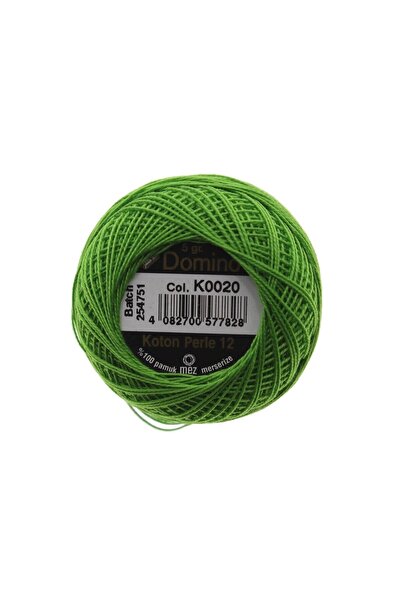 domino خيط تطريز كوتون بيرل 5 جرام رقم: 12 - K0019