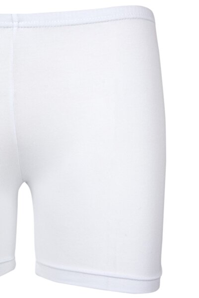 BSM Women's White Modal Cotton Soft Short Tights