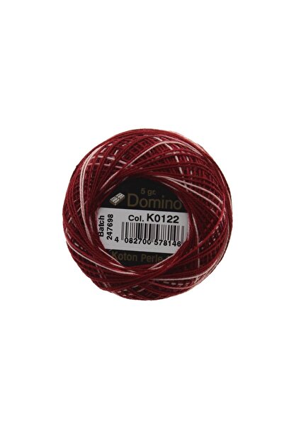 domino خيط تطريز كوتون بيرل 5 جرام رقم: 12 - K0122