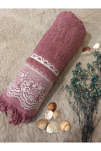 ŞENER HOME Набір з 6 рушників для рук, обличчя та голови з бахромою 50x90 см