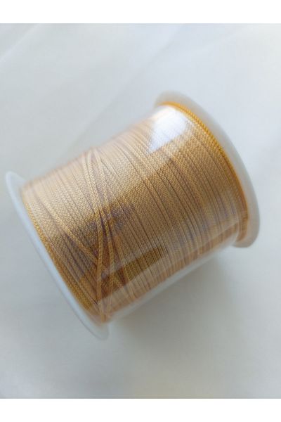 Bonanka Mustard Color 100 Meters Parachute Macrame Bracelet Knitting Rope (1.0 MM)