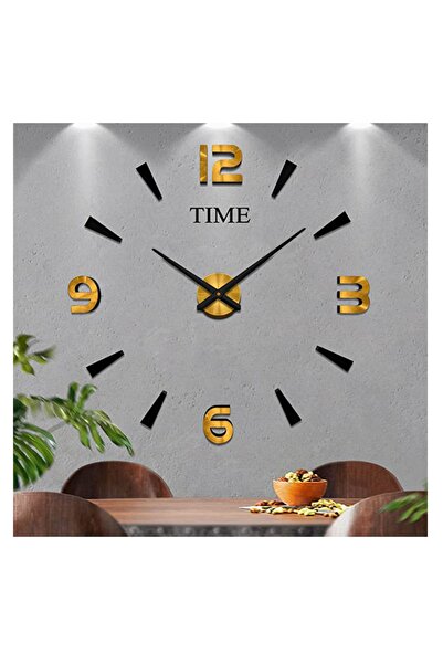 MİNAY HOME 3d Duvar Saati Latin Rakamlar Özel Tasarım Duvar Saati ( Patentli ) Çubuklu
