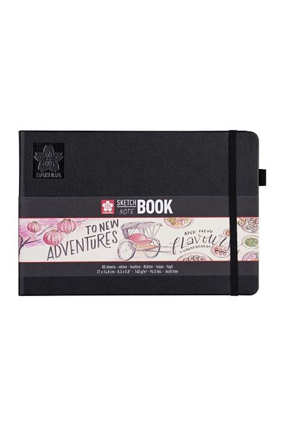 Sakura Sketch Painting Notebook White Paper 21 X 15 Cm 140 Gr