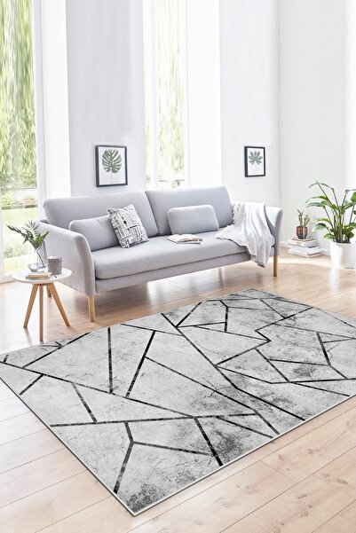 Thalia Home Kaymaz Taban Yıkanabilir Dijital Baskı Mutfak Halısı Yolluk Halı