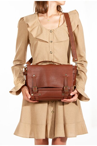 saraci leather craft Şık Ve Fonksiyonel Fransız Tarzı Deri Omuz Çantası – El ...
