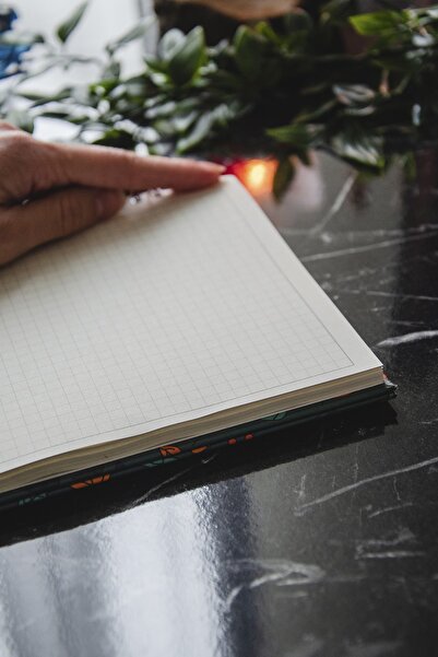 CoNotes Hard Cover Spiral Checked Notebook