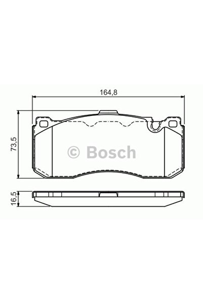 Bosch Fren Balatası Ön Bmw 1 2008- E88 3.0 Cabrıolet Bmw 1 2007- E82 3.0coupe...