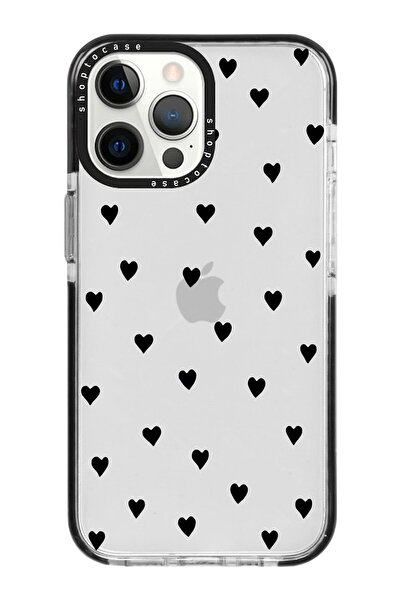 shoptocase Iphone 14 Pro Max Uyumlu Kalpler Tasarımlı Siyah Impact Telefon Kı...