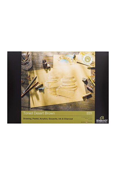 Rembrandt Тонкий папір для малювання Desert Brown A4 - Бежевий папір - 50 арк...