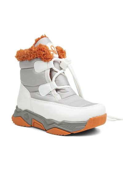Benetton ® | Bn-70006 - 3256 Gri Turuncu - Çocuk Bot