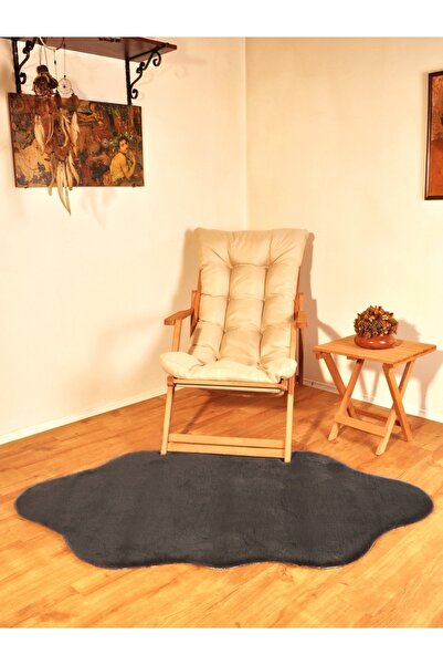 Tappeto Rex Tavşanı Dekoratif Çift Kafa Peluş Post Antrasit tüy Yüksekliği