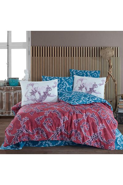 Hobby Avangarde Red - Ranforce Double Duvet Cover Set