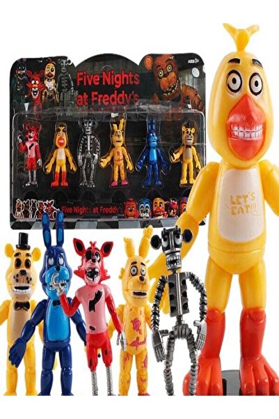 Retoys Five Nights At Freddys Oyuncak Karakterler Fnaf 6 Lı Set 10cm