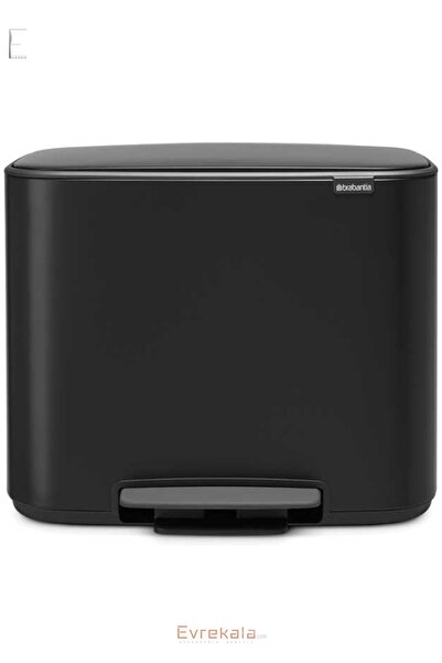 Brabantia Evrekala Shop Çöp Kutusu Siyah Mat New Series 36 Litre