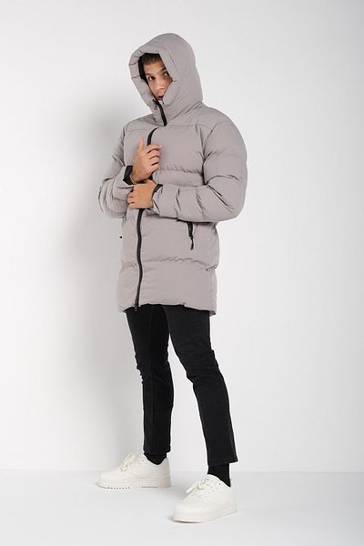 GAREN Ανδρικό παλτό με κουκούλα Regular Fit Long Waterproof Puffer Hooded Αδιάβροχο