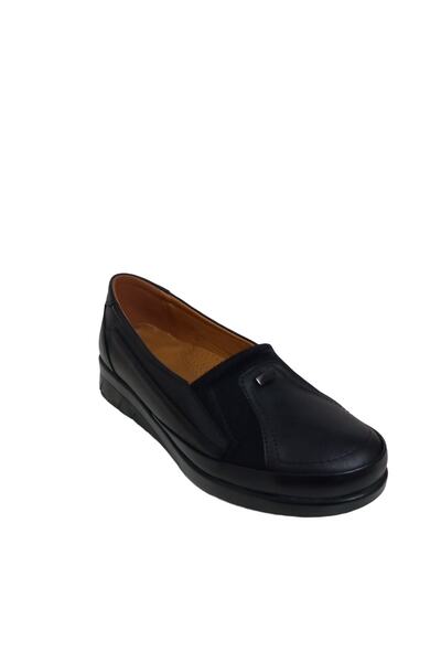 Bifond Shoes Hakiki Deri Ortopedik Mevsimlik Anne Ayakkabısı