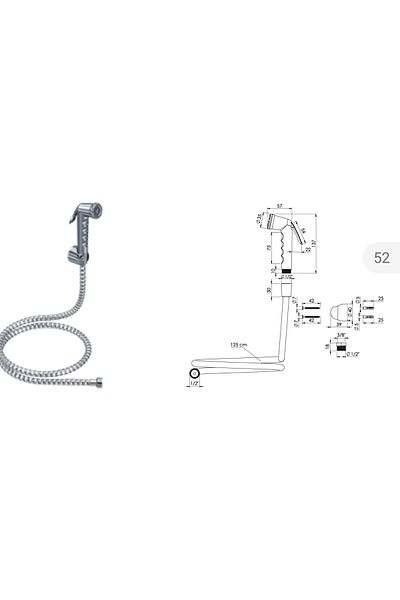 İZYAPI Trace Structure Bidet Chrome