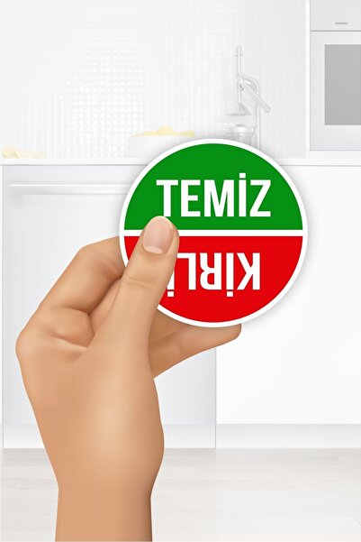 Genel Markalar Temiz Kirli Bulaşık Makinesi Mahgnet Mıknatıslı Yuvarlak Model