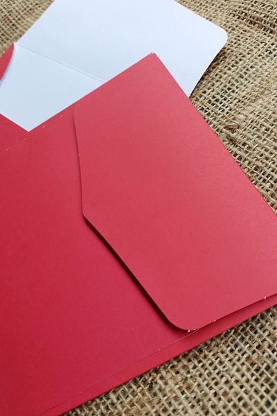 Dekorden 15x15 Cm Square Luxury Invitation Envelope - 100 Pieces