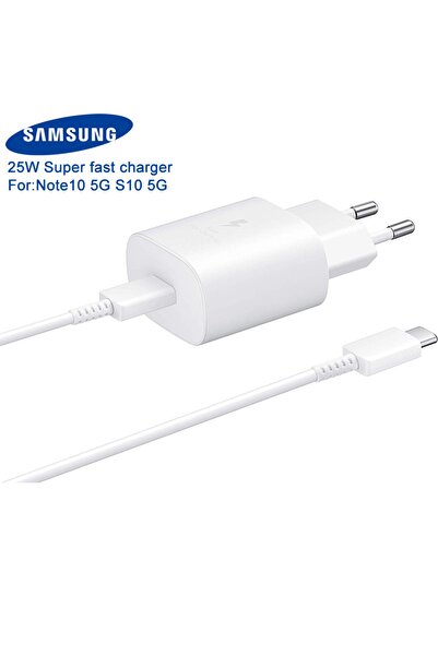 Samsung S22+ Ultra S21 Ultra Usb-c 25w Orjinal Hızlı Şarj Aleti Ep-ta800xbegw...