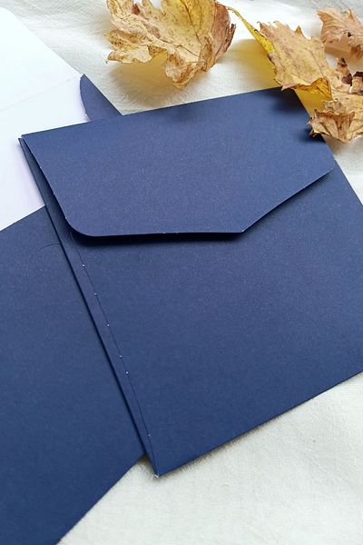 Dekorden 15x15 Cm Square Luxury Invitation Envelope - 100 Pieces