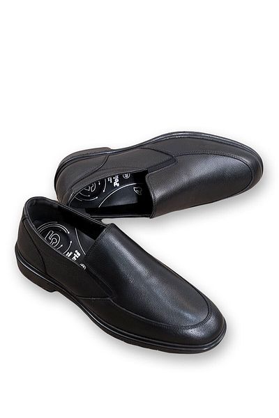 Polaris Men's Genuine Leather Orthopedic Non-Slip Sole Casual Shoes