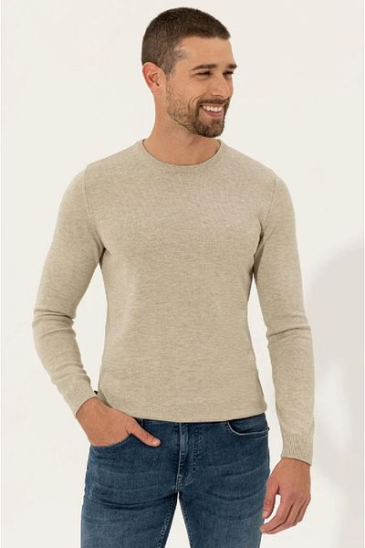 Pierre Cardin Πλεκτό πουλόβερ Slim Fit Basic