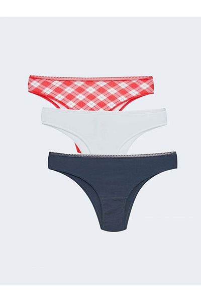 LC Waikiki Brazilian Patterned Panties - Pack of 3