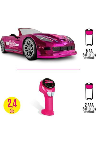 Barbie Uzaktan Kumandalı Full Fonksiyon Rüya Arabası Büyük Boy