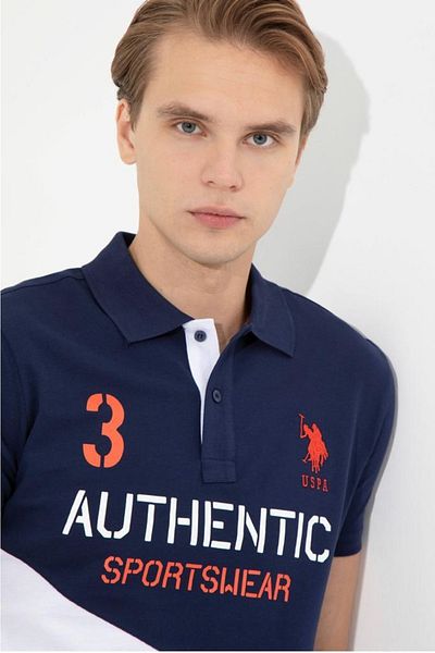 U.S. Polo Assn. Men's Polo Neck T-shirt