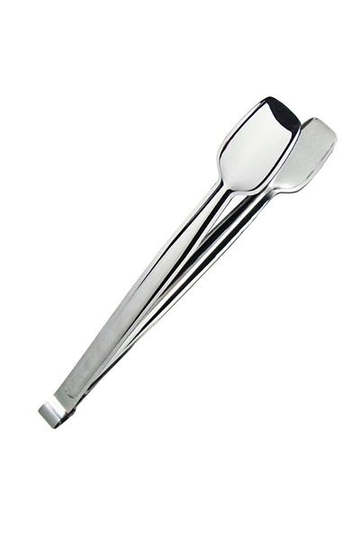 Trouvaille Stainless Steel Grill Tongs 22 Cm Frying and Serving Tongs