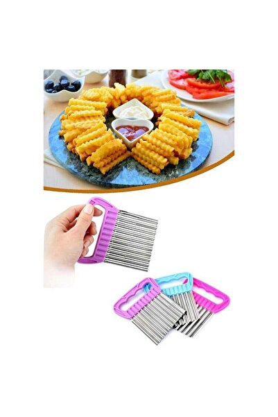Trouvaille Cips Patates Doğrayıcı Şekilli Sebze Ve Meyve Dilimleyici Chips Chopper