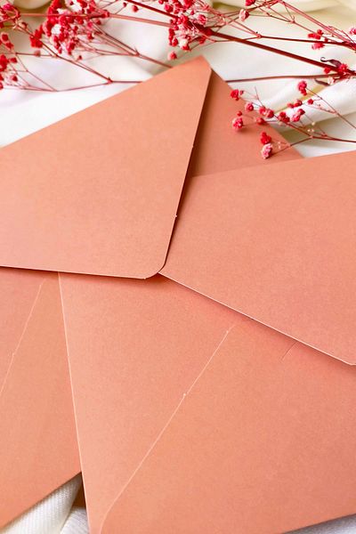 Dekorden Salmon Color Envelope, 13x18 Cm.