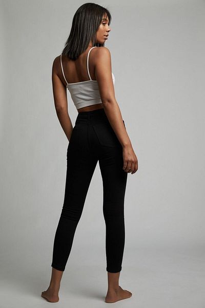Trn JNS Jean super skinny negru Jet Black, fără decolorare garantată (recuperare)