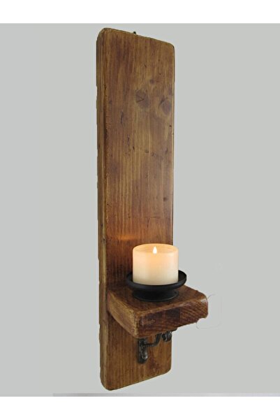The N Wood حامل شموع على شكل رف جداري واحد من مونتيسوري