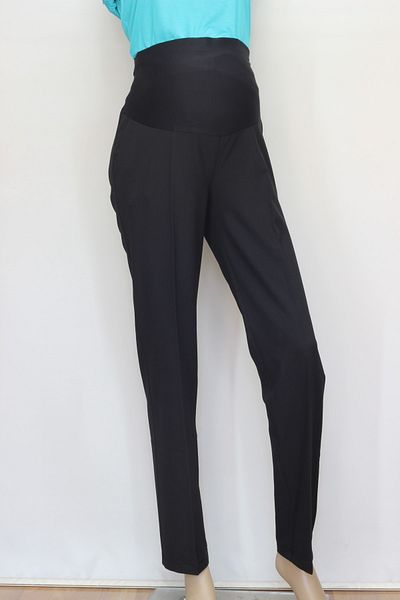 Tria Pantaloni cu picior tubular din țesătură țesătură de maternitate