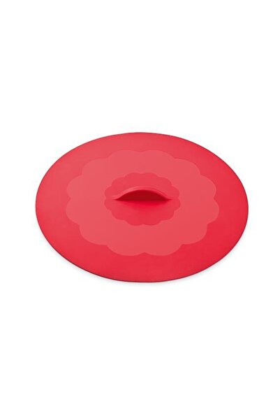 Flosoft Silicolife Orta Tencere Vantuz Kapak 25 Cm Kırmızı
