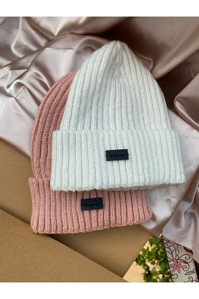 laviyonsa 2-Piece Knitted Wool Winter Beanie